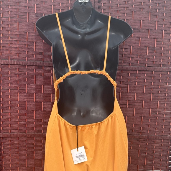 Slide Show Kiera Orange Midi Slip Dress - M (AU-10) - Picture 10 of 10